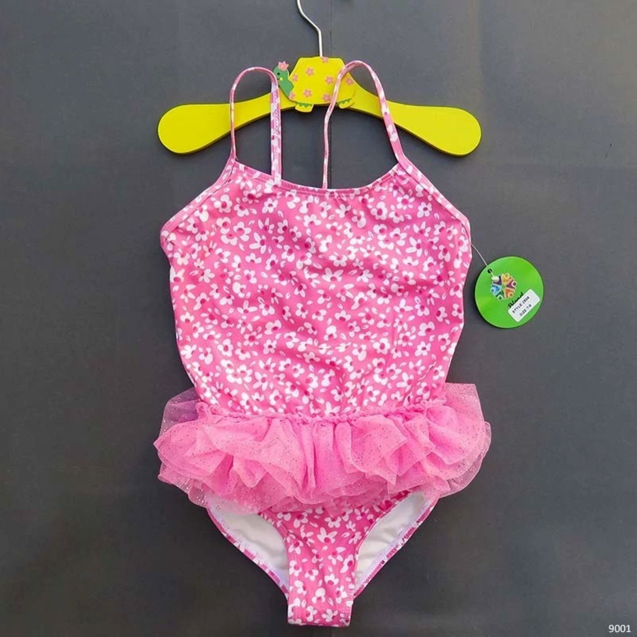 Maillot de bain fille adorable – Motif floral, confort pour toute la journée