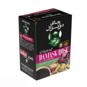 Thé Noir Aromatique Do Ghazal – Infusé à la Rose et à la Cardamome, Pack de 5 x 100 gr