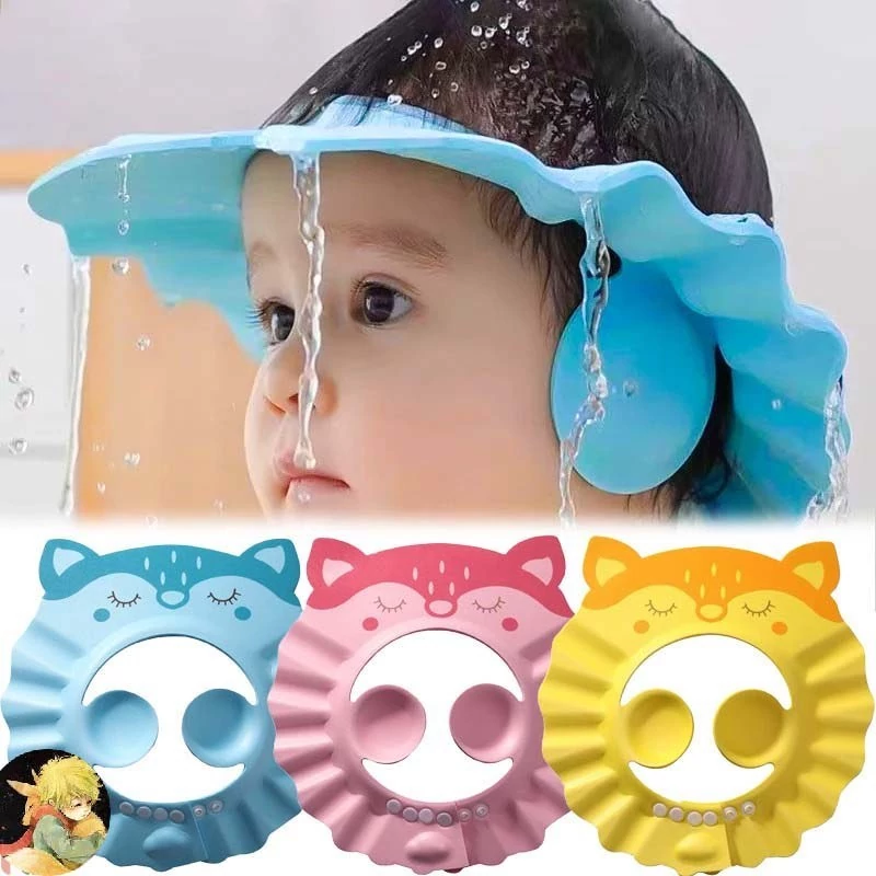 Chapeau de bain protecteur pour bébé – empêche l’eau d’atteindre les yeux et le visage