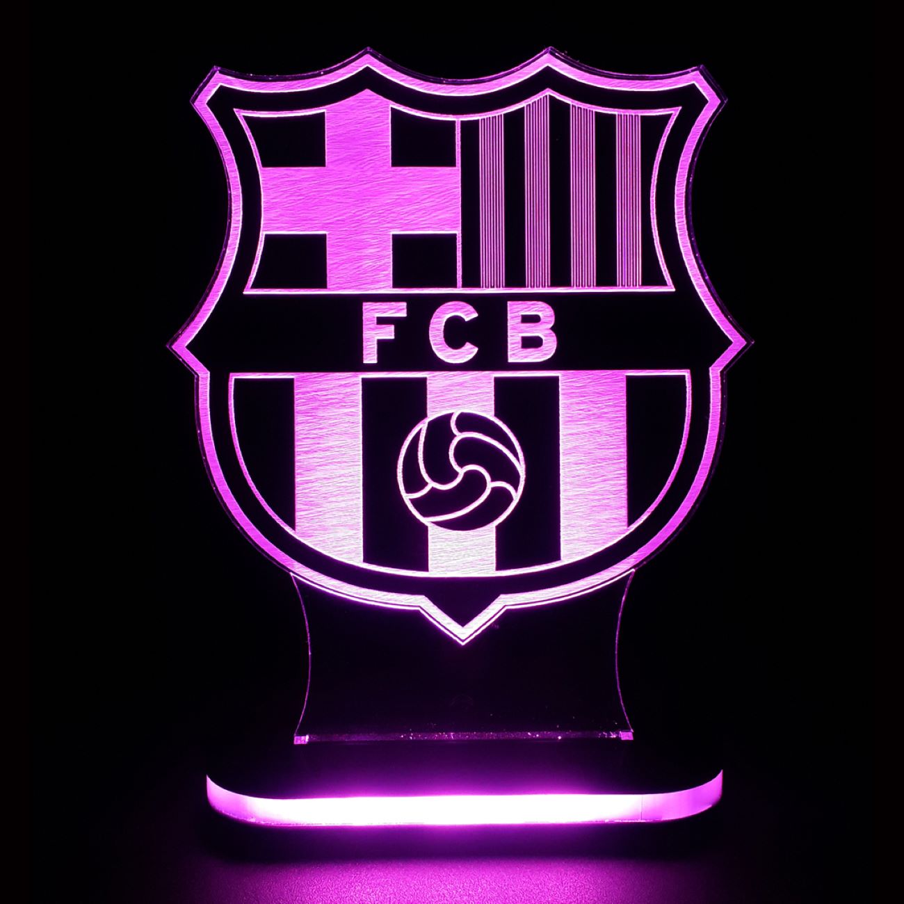 Veilleuse avec logo de l'équipe de Barcelone