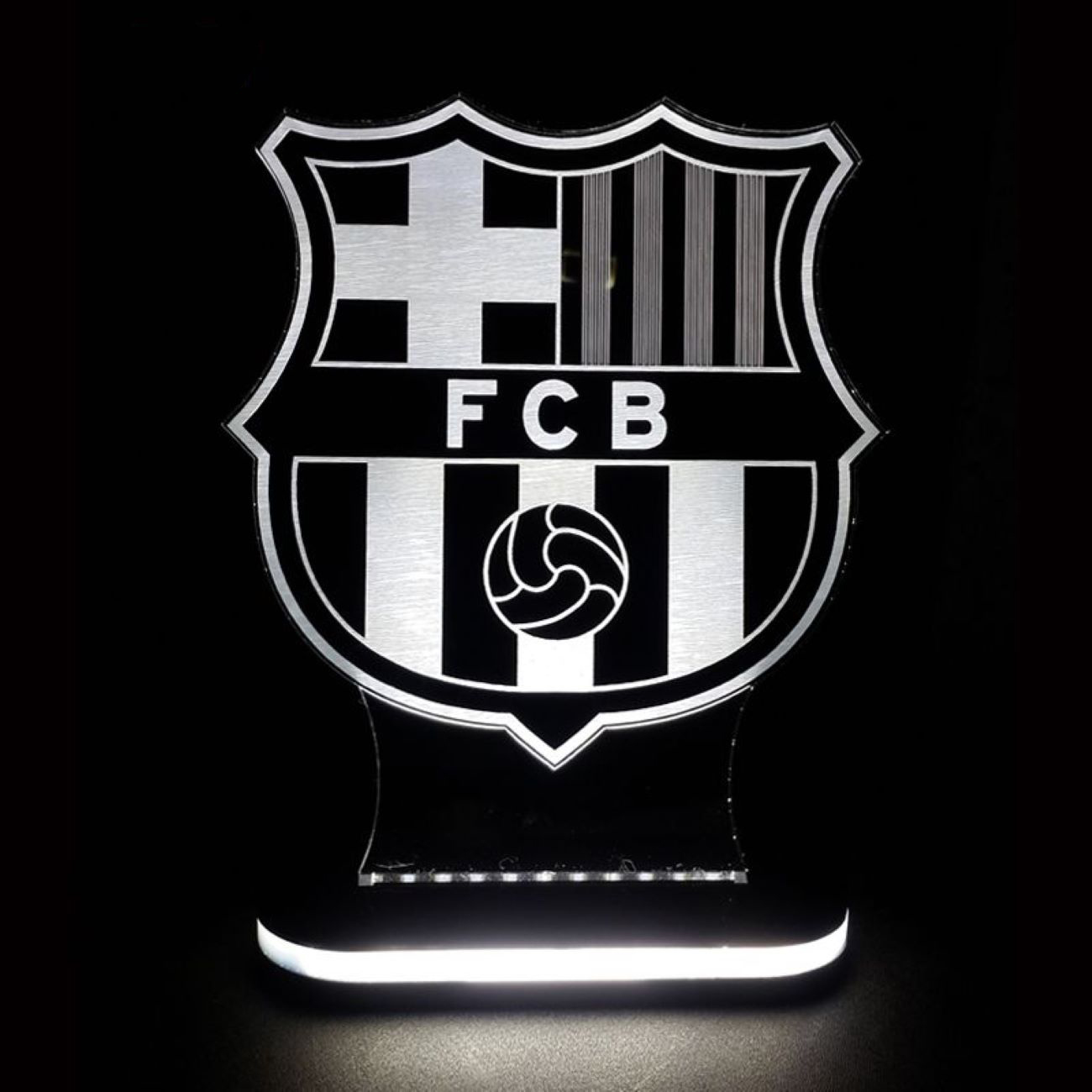 Veilleuse avec logo de l'équipe de Barcelone
