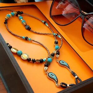 Chaîne de lunettes perlée – Idéale pour un usage quotidien ou une occasion spéciale