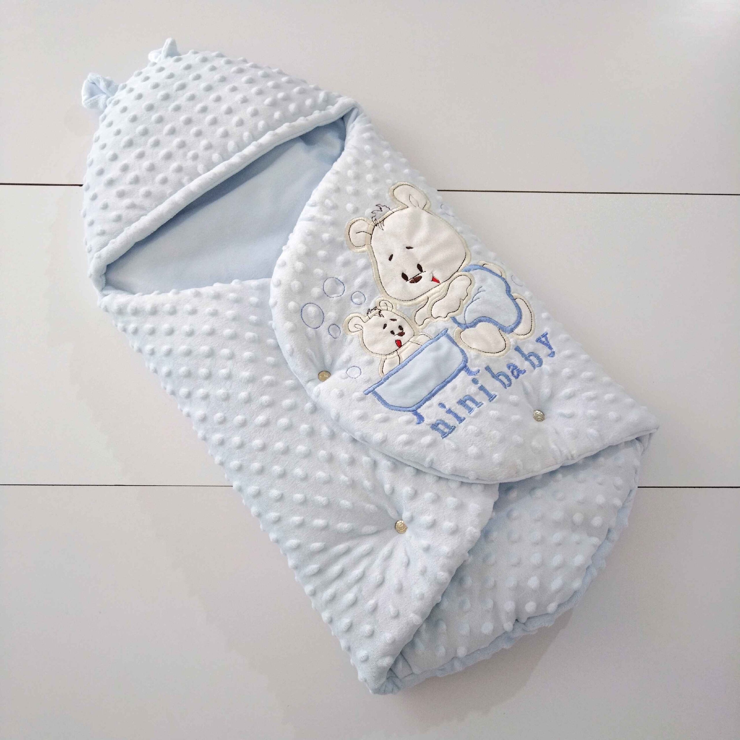 Couverture d'emmaillotage respirante pour bébé – pour apaiser les nouveau-nés en simulant la sensation de l'utérus