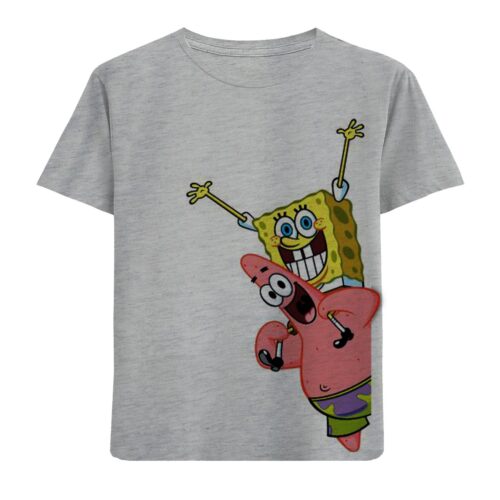 T-shirt à manches courtes pour enfants avec Bob l’éponge (2–12 ans)