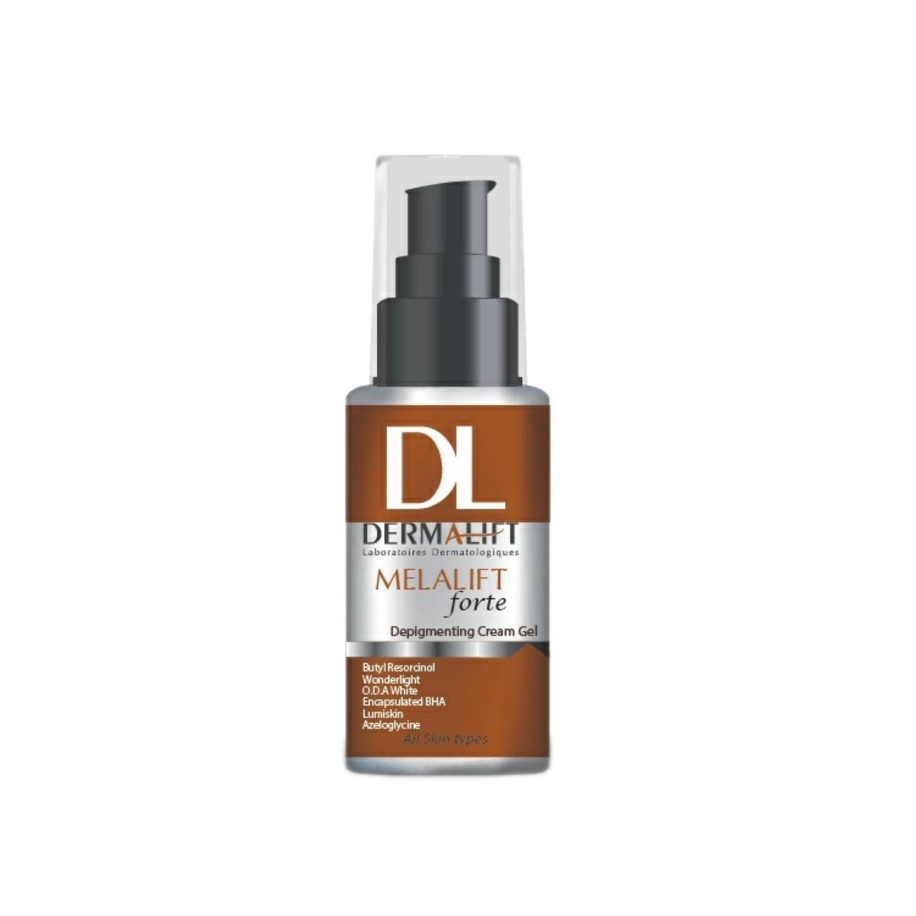 Dermalift Fort Gel Éclaircissant pour la Peau – Convient pour Atténuer les Taches Sombres et l’Hyperpigmentation, 50 ml