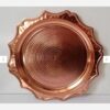 Hand-Hammered Large Copper Serving Tray – Perfect for Hosting Guests or Decorative Displays