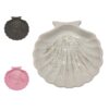 Organiseur de bijoux artisanal en forme de coquillage – Design pailleté (3 pièces)