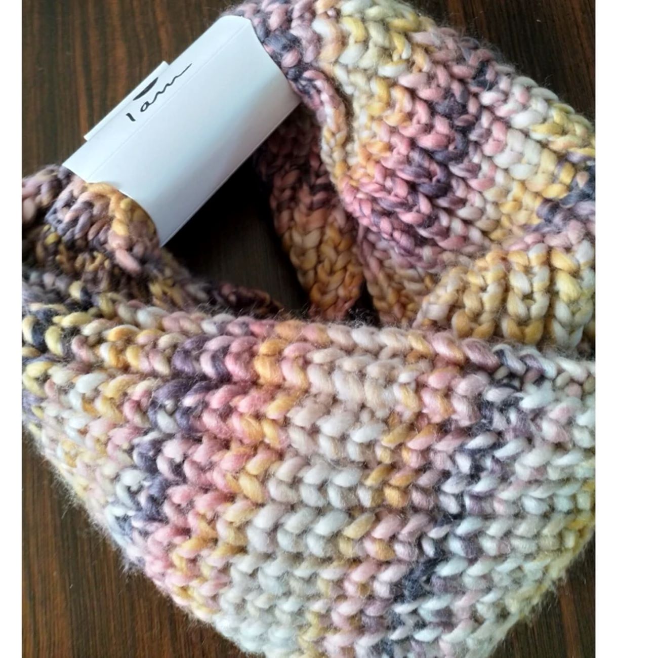 Écharpe col tricotée en anneau pour femme – Confortable et élégante pour les temps froids