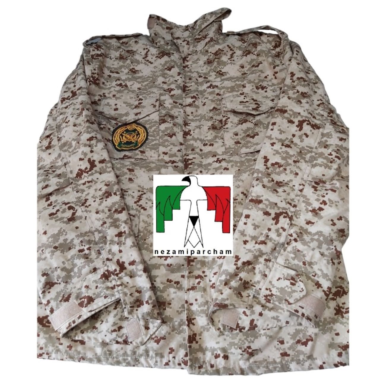 Veste militaire iranienne NEZAJA – Idéale pour les activités extérieures, la survie ou l’équipement militaire