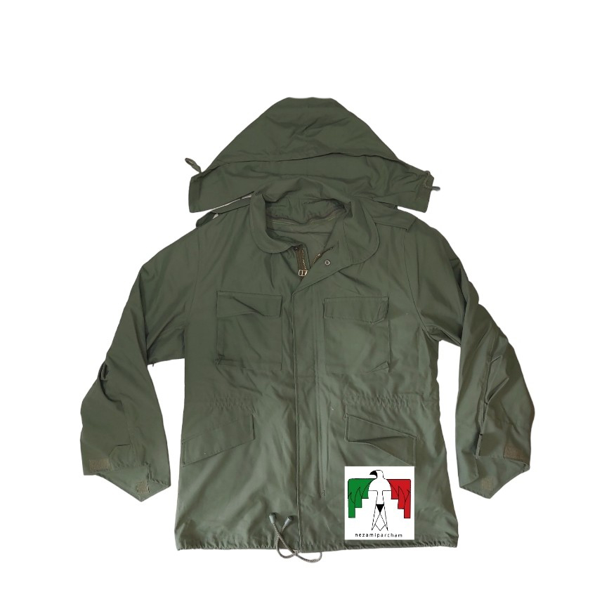 Veste d’uniforme iranienne des Gardiens de la Révolution – Verte à quatre poches