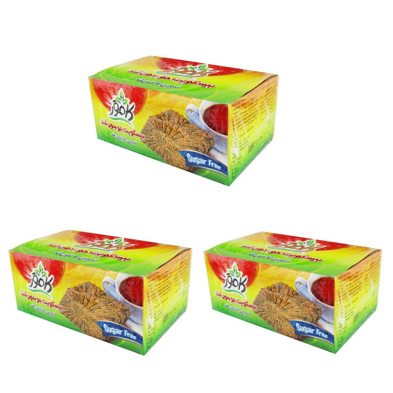 Biscuit diététique sans sucre Kamvar avec farine de blé et garniture à l’aneth – 360g (Lot de 3)
