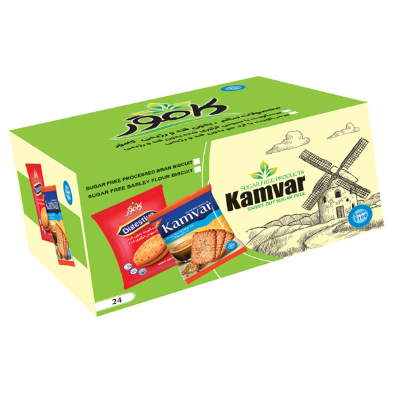 Biscuit complet sans sucre Kamvar – 300g