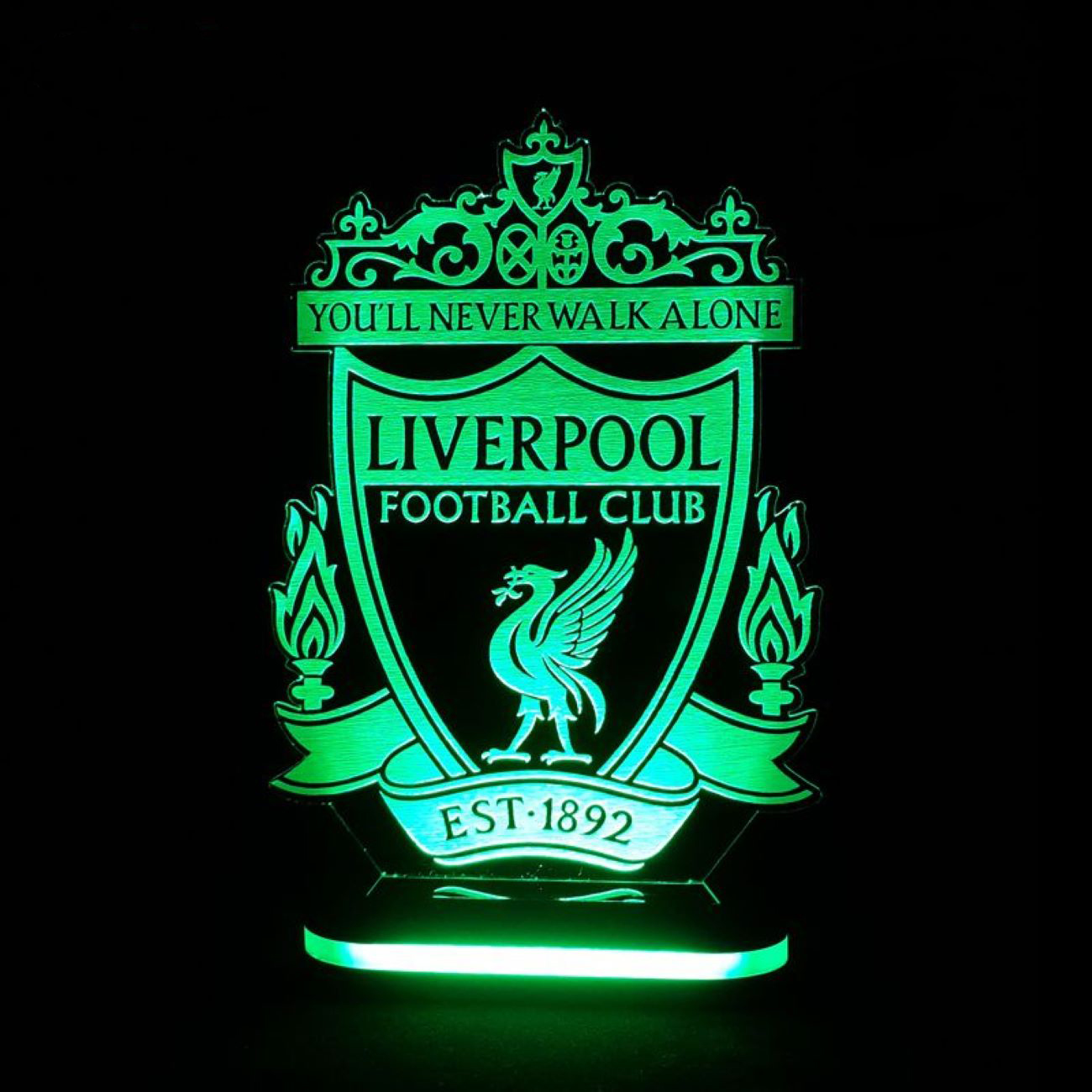 Veilleuse avec logo de l’équipe de Liverpool