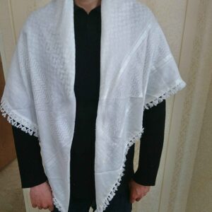 Foulard Shemagh en Coton Omanais de Luxe – Doux, Respirant et Élégant, Parfait pour le Port sur la Tête