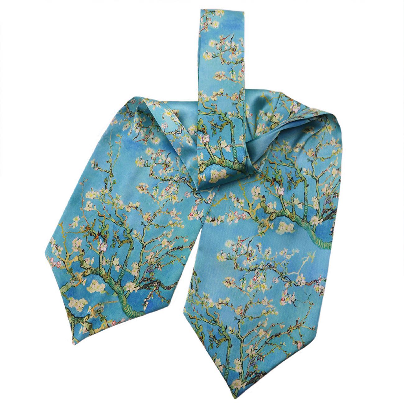 Elegant Floral Pattern Men's Ascot Tie Perfect for Formal & Casual Wear
