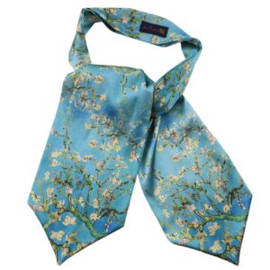 ravate Ascot élégante pour homme avec motif floral – Parfaite pour tenues formelles et décontractées