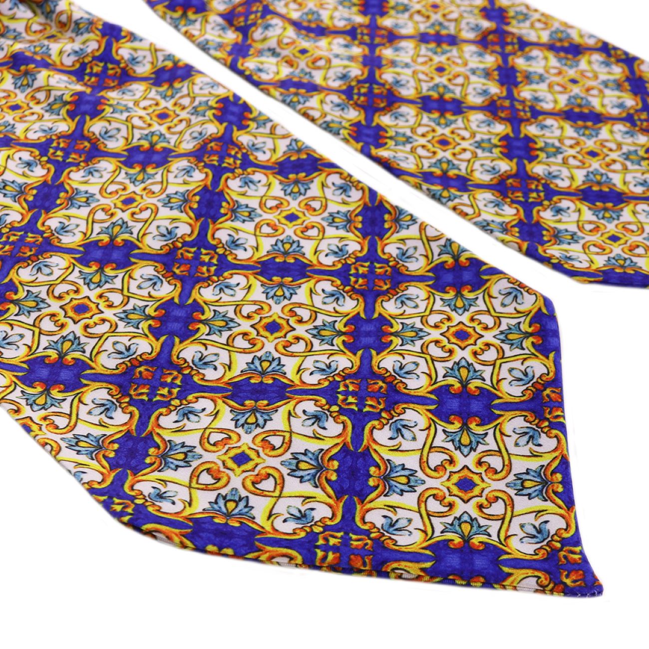 Ascot Tie | Stylish Geometric Pattern Neck Scarf for Formal & Casual Outfits