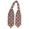 Cravate Ascot | Foulard de cou avec motif géométrique élégant pour tenues formelles et décontractées