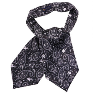 Cravate Ascot persane pour homme – Parfaite pour les mariages et occasions spéciales avec motif cachemire