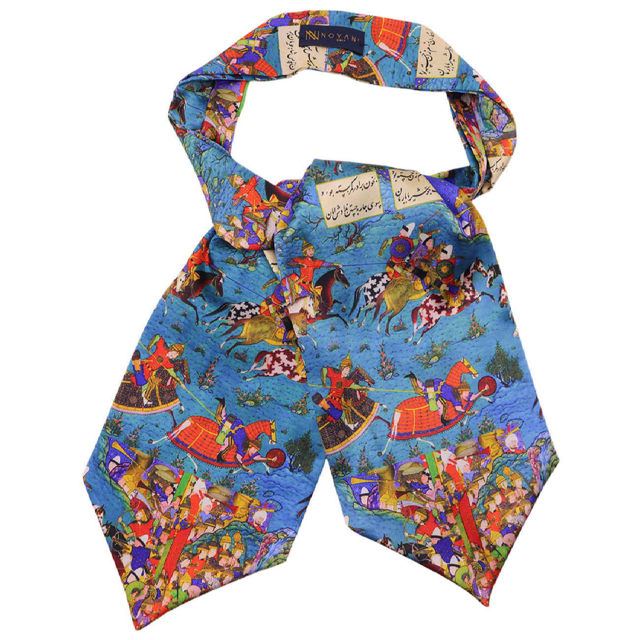 Cravate Ascot persane pour homme inspirée du Shahnameh – Adaptée à toutes les occasions