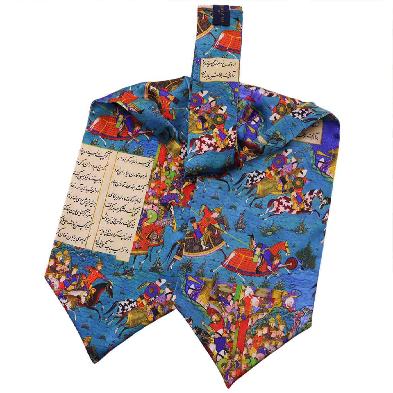Cravate Ascot persane pour homme inspirée du Shahnameh – Adaptée à toutes les occasions