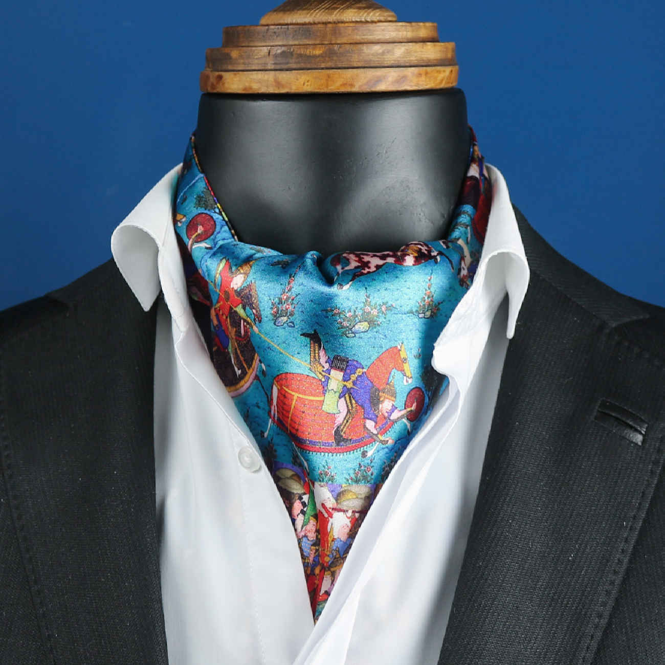 Cravate Ascot persane pour homme inspirée du Shahnameh – Adaptée à toutes les occasions
