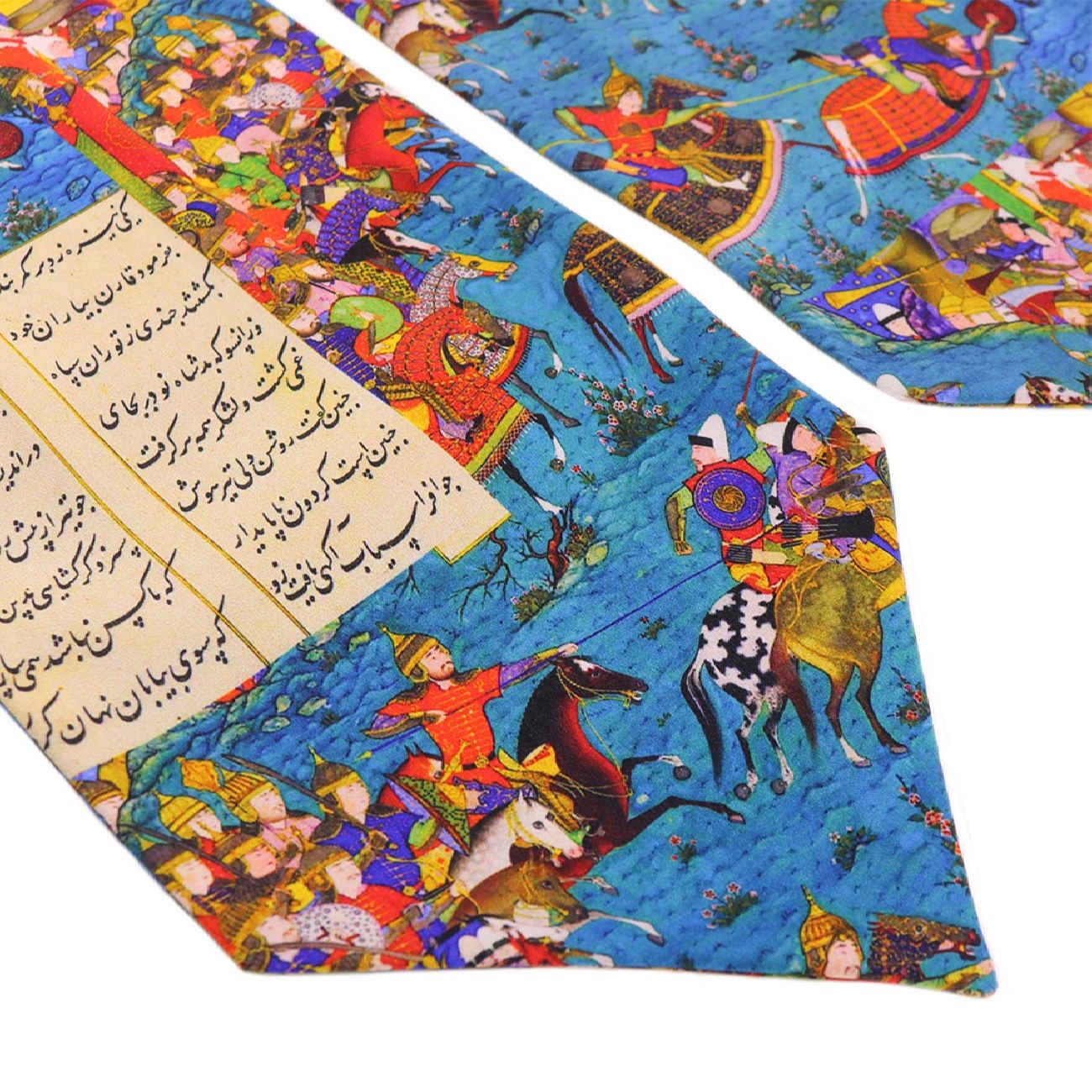 Cravate Ascot persane pour homme inspirée du Shahnameh – Adaptée à toutes les occasions