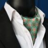 Foulard à carreaux vintage pour homme | Cravate Ascot à motif classique pour un style élégant