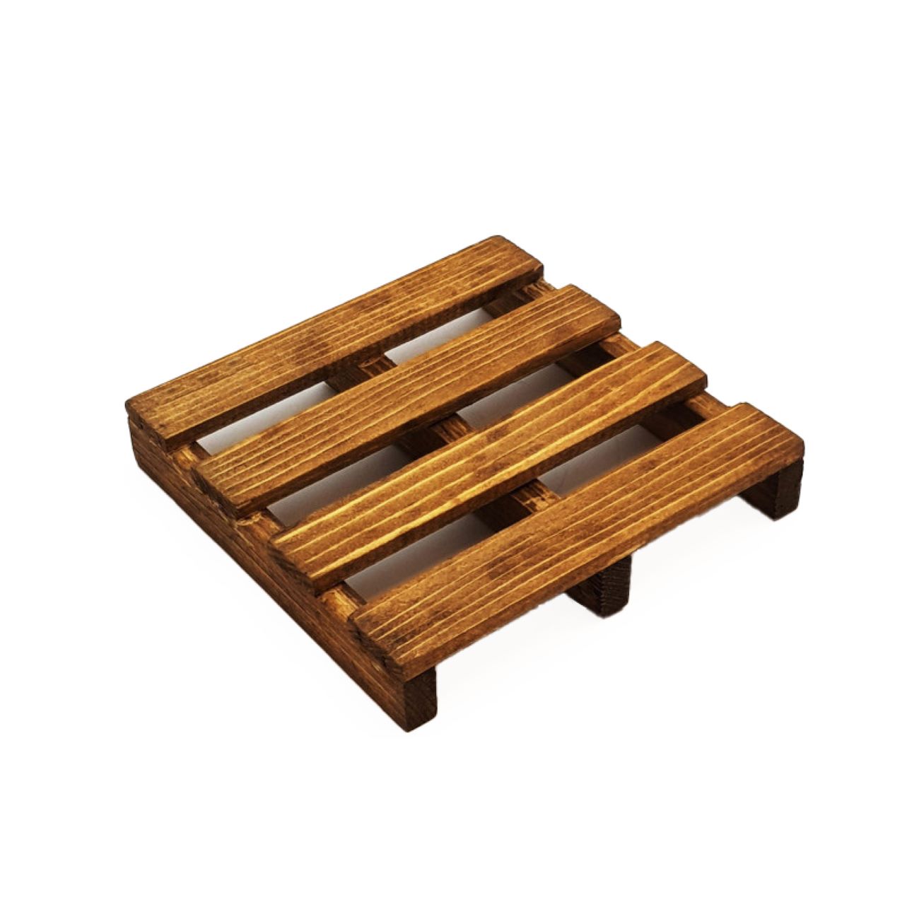 Dessous de verre en mini palette – Pour bureaux, cuisines ou cafés (lot de 6)