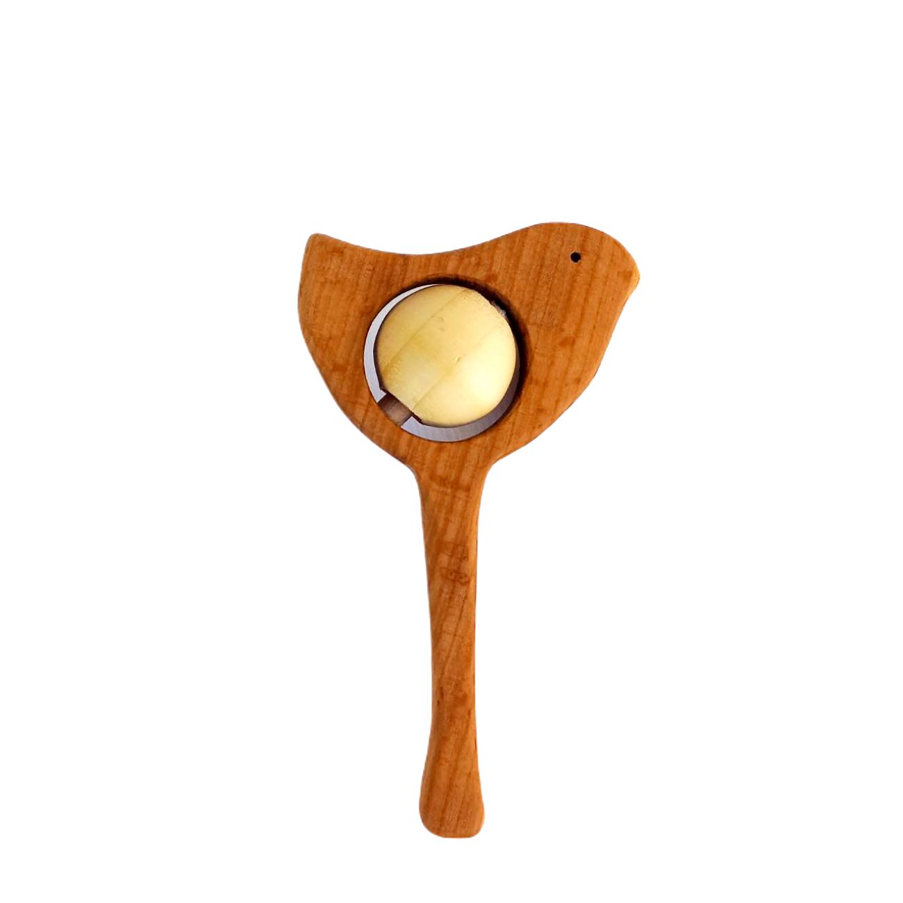 Hochet Bébé Motif Oiseau en Matière Organique – Choix Éco-Responsable pour Parents Modernes