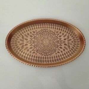 Oval Shaped Copper Serving Tray – Stunning Blend of Heritage & Functionality