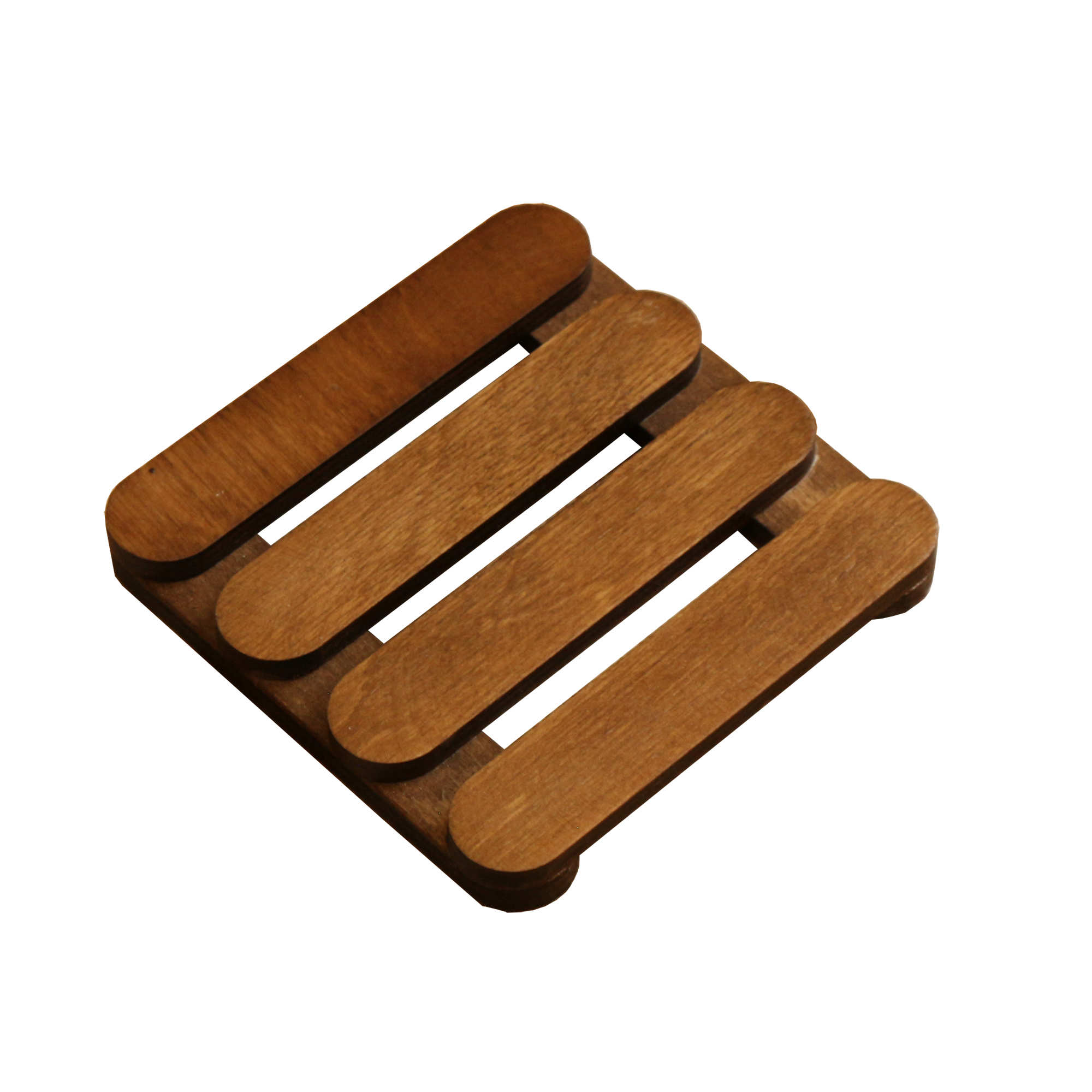 Sous-verre inspiré de palette – Idéal pour les tables à café (lot de 6)