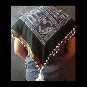 Shemagh Omanais Premium – Tenue Traditionnelle en Coton, Confort avec Bordure Dorée