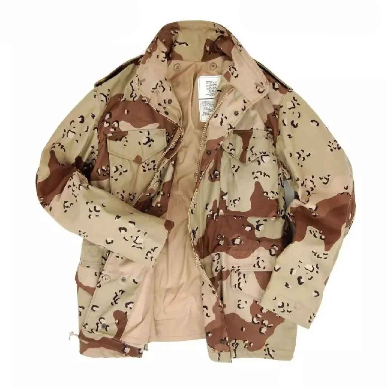 Manteau militaire camouflage de caille – Adapté aux environnements montagneux ou forestiers