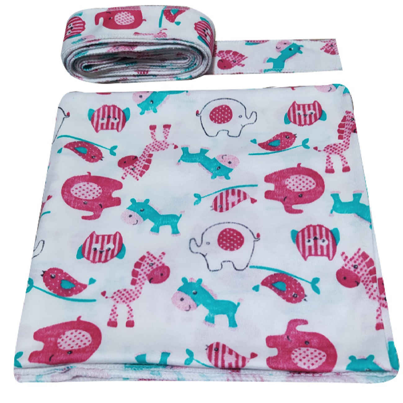 Dormez mieux avec le swaddle – Doux et sûr, idéal pour favoriser le sommeil en rose