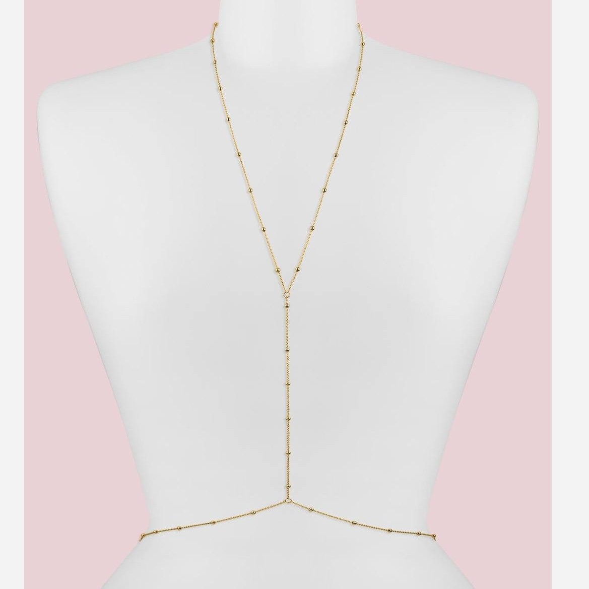 Collier chaîne corporelle statement – Convient à toutes les morphologies et styles