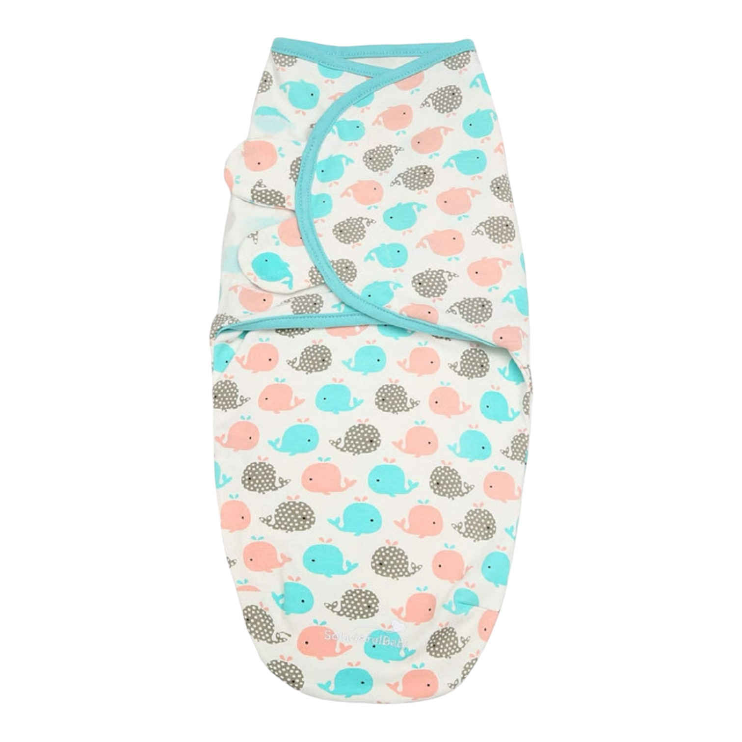 Swaddle pour différentes saisons – Meilleur choix pour confort et calme avec motif de baleine