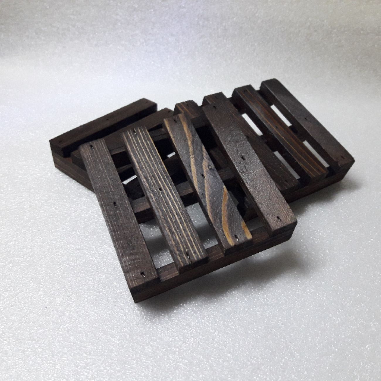 Ensemble de sous-verres en bois de palette – Idéal pour une utilisation quotidienne (lot de 6)