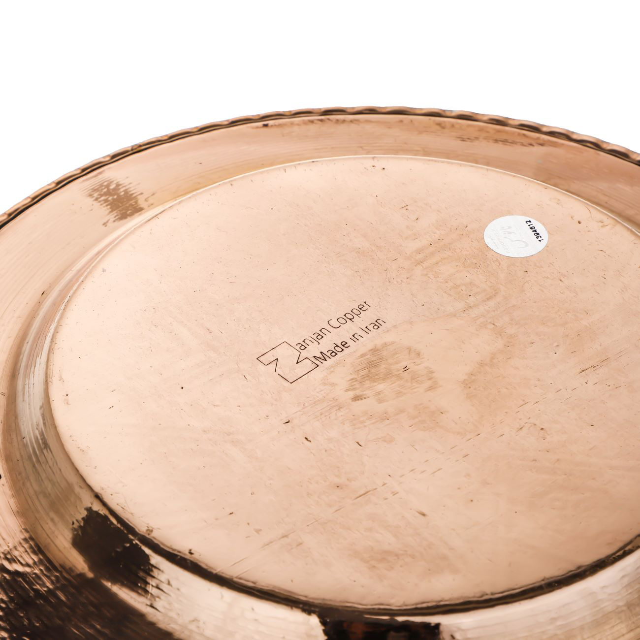 Service de table en cuivre fait main de Zanjan – Ensemble traditionnel persan de 5 pièces pour un dîner élégant