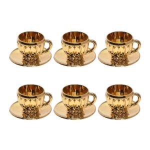 Service de Tasses et Sous-tasses 12 Pièces, Modèle MANILA