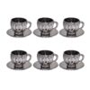 Service de Tasses et Sous-tasses 12 Pièces, Modèle MANILA