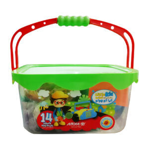 Ensemble créatif de pâte à modeler Aria – Modèle Kia Koochooloo 1026, pack de 14