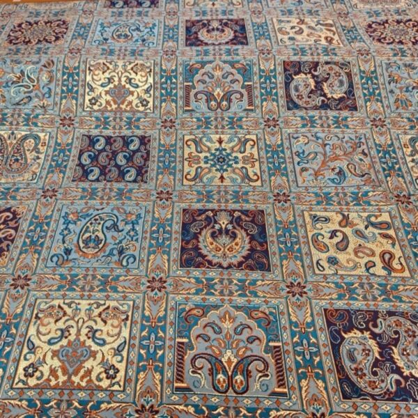 Panneau Termeh premium – Motifs complexes paisley et floraux