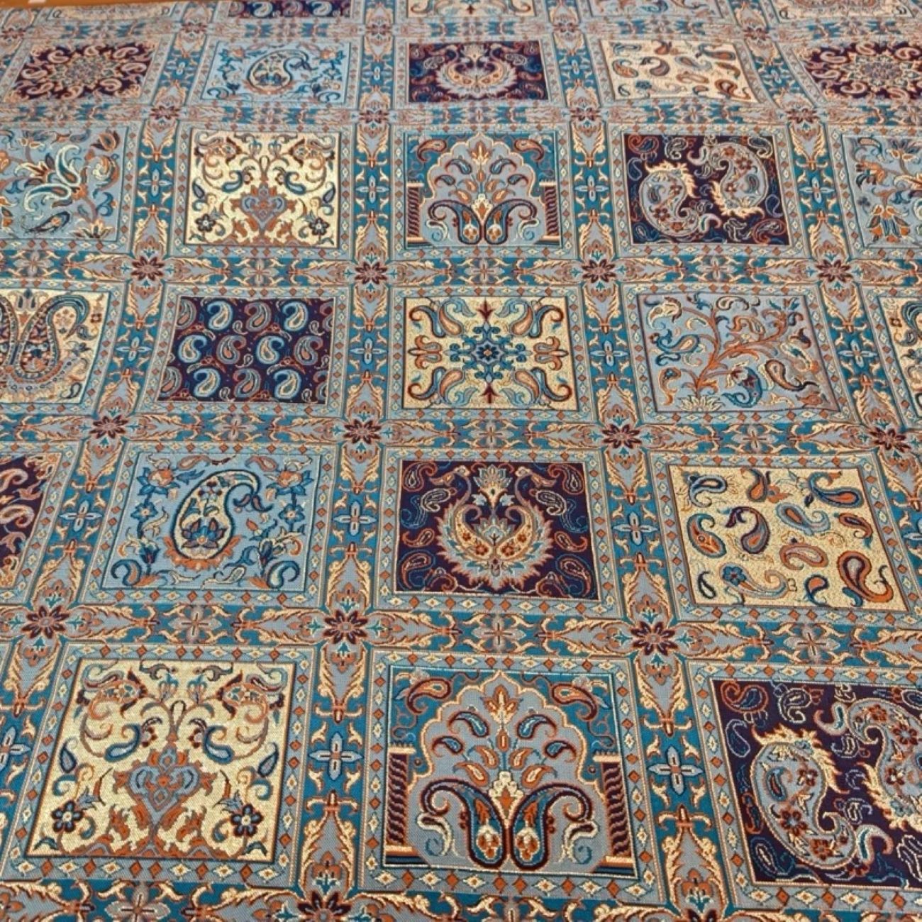 Panneau Termeh premium – Motifs complexes paisley et floraux