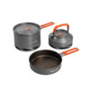 Kit de cuisson pour feu de camp – Ensemble de cuisson extérieur, léger et durable, 5 pièces