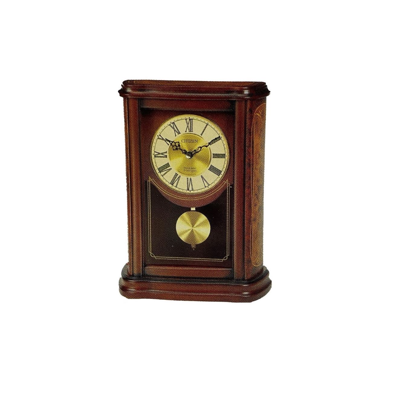Horloge de Bureau en Bois d’Inspiration Vintage Citizen