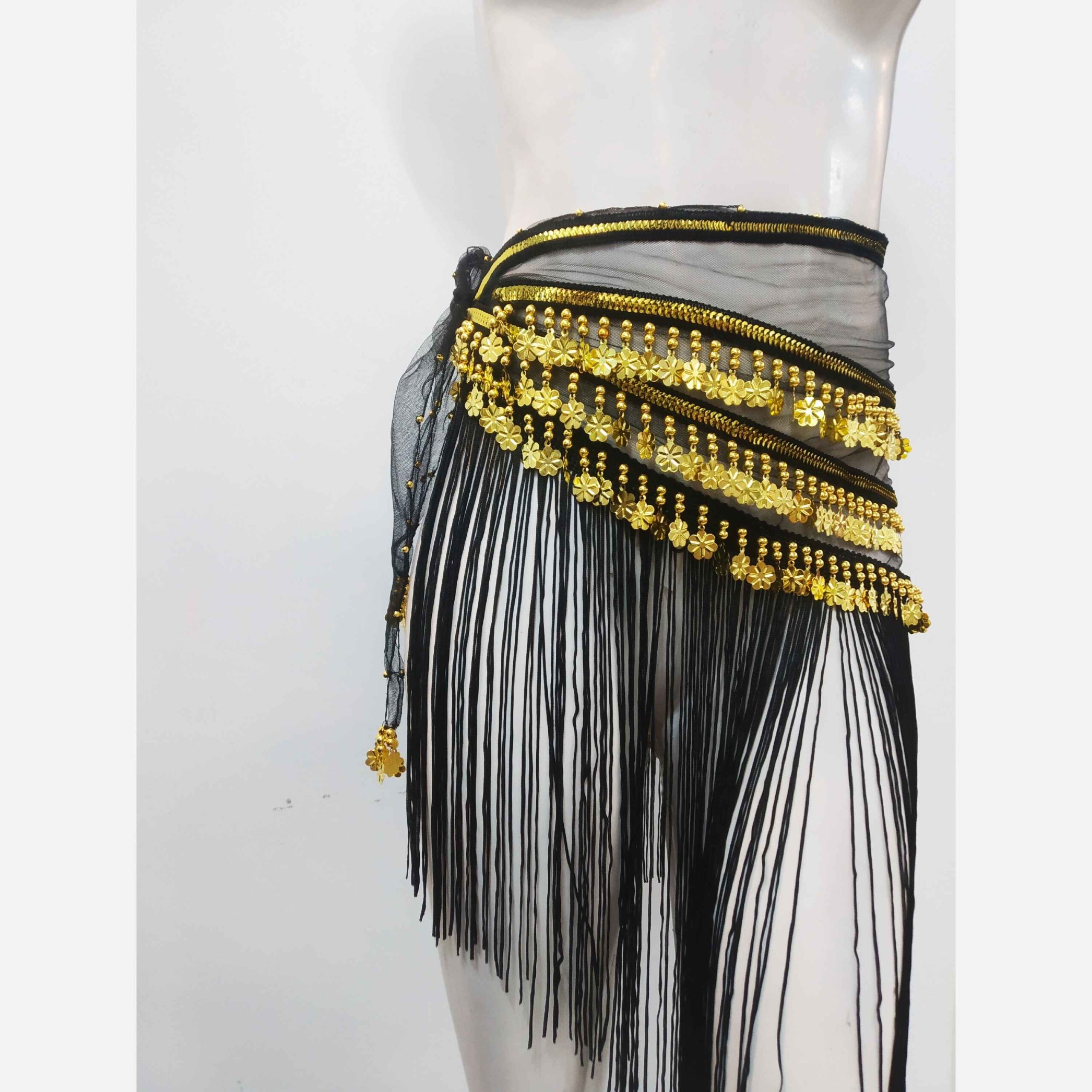 Ceinture de danse orientale avec pièces – pour débutants et professionnels
