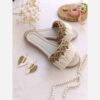 Chausson Macramé Confortable et Stylé – Adapté pour Chaussures de Yoga ou Méditation