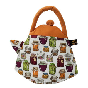 Cache-théière pot de confiture – en forme de bouilloire, idéal pour un moment cosy