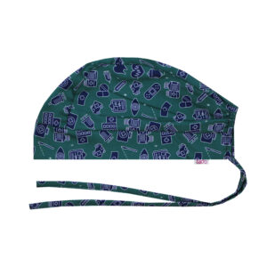 Bonnet chirurgical mignon pour femmes & hommes – réglable, coton, couvre-chef médical
